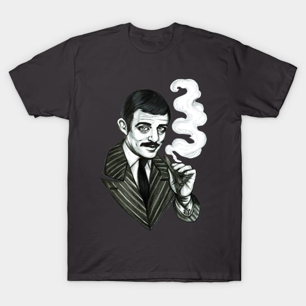 Gomez Addams T-Shirt by The Art of Megan Mars